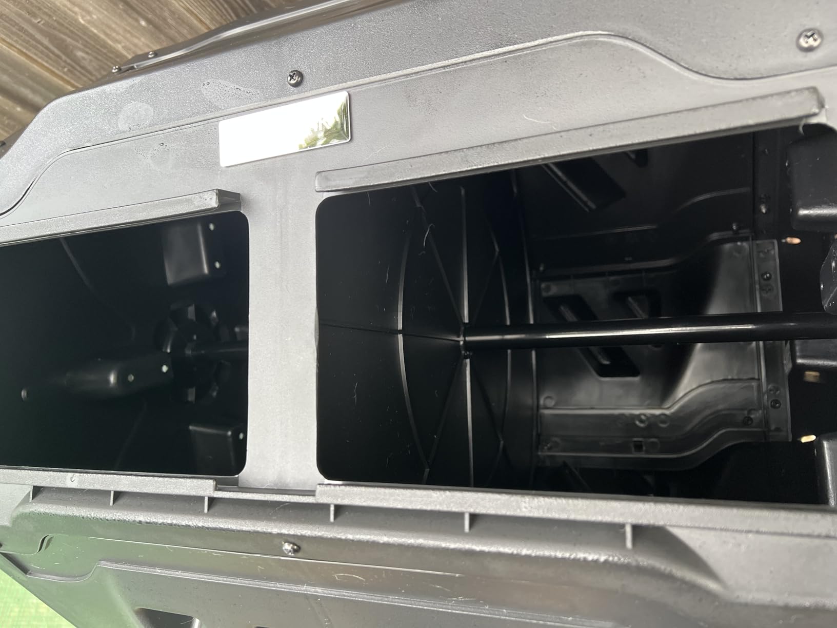 East Oak Dual Chamber Outdoor Compost Tumbler, 2x18.5 Gallon Compost Bin, Rotating Composter with Aeration & Locking System for Garden, Kitchen & Yard customer photo 1