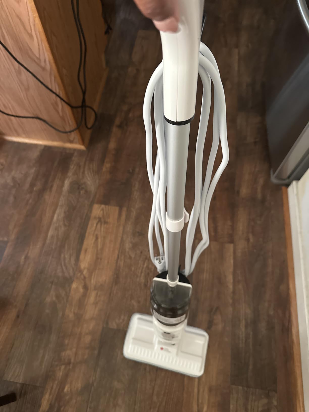 Steam Mop Cleaner 260°F Steam in 15s, 16.9oz Tank Hardwood and Tile | 99.9% Stains Removal, Chemical-free Cleaning Safe for Kids/Pets, Lightweight, Deep Cleaning Floor Steamer for Hardwood/Tile customer photo 1
