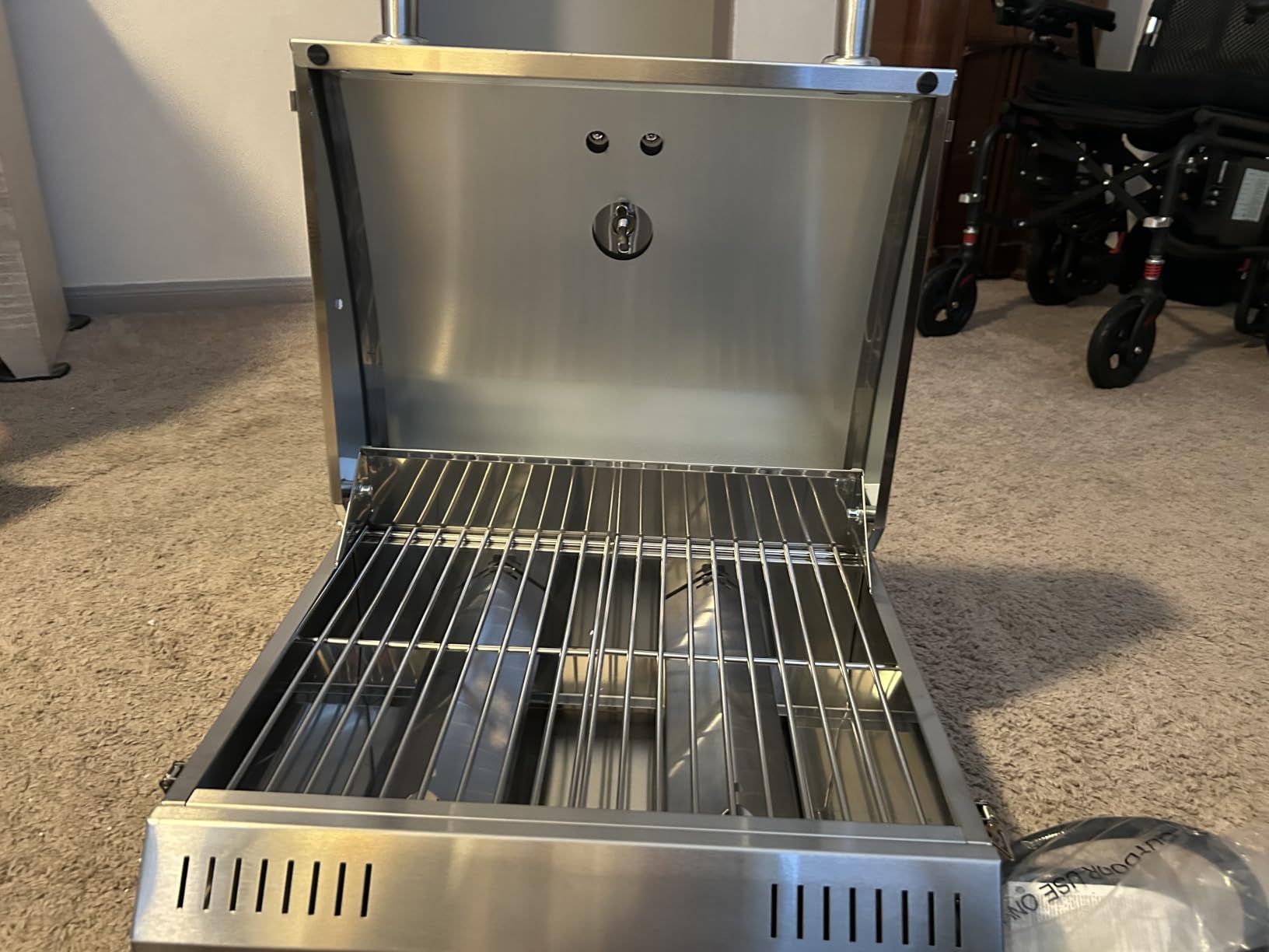 Veralune 2-Burner Tabletop Gas Grill, 22000 BTU Stainless Steel Grill customer photo 1