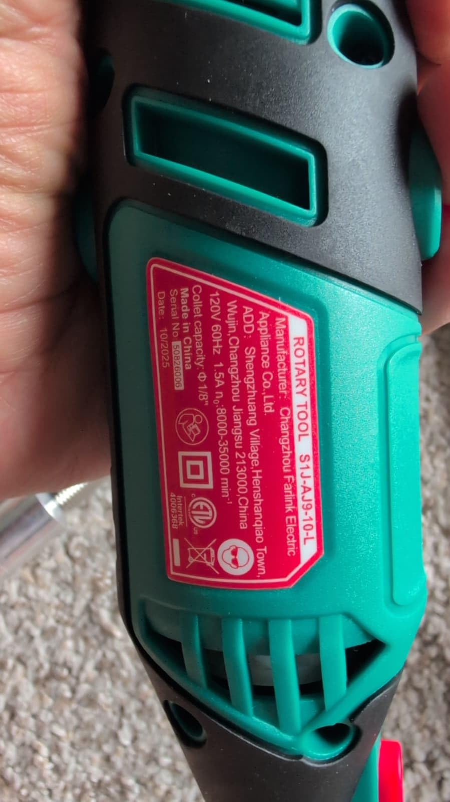 HYCHIKA 8000-35000 RPM Variable Speed Rotary Tool Kit with 179 Pcs Accessories, 180W Power Rotary Tool with Grinding Chain Bracket Flex Shaft for Wood Carving, Grinding, Cutting, Sanding, Polishing customer photo 2