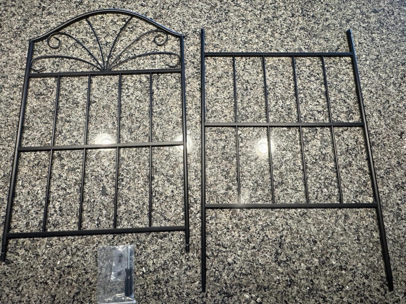 VOXOR Metal Trellis for Climbing Plants Outdoor, 60 * 19.7 Inch Tall Garden Trellis with Black Rustproof Coating, Decorative Rose Trellis for Climbing Roses, Vines, and Flowers, 2 Pack customer photo 2