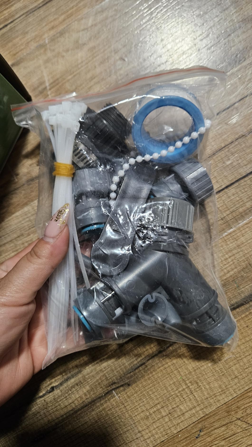 150FT Drip Irrigation System Kit with 2 Zone Water Timer for Garden customer photo 2