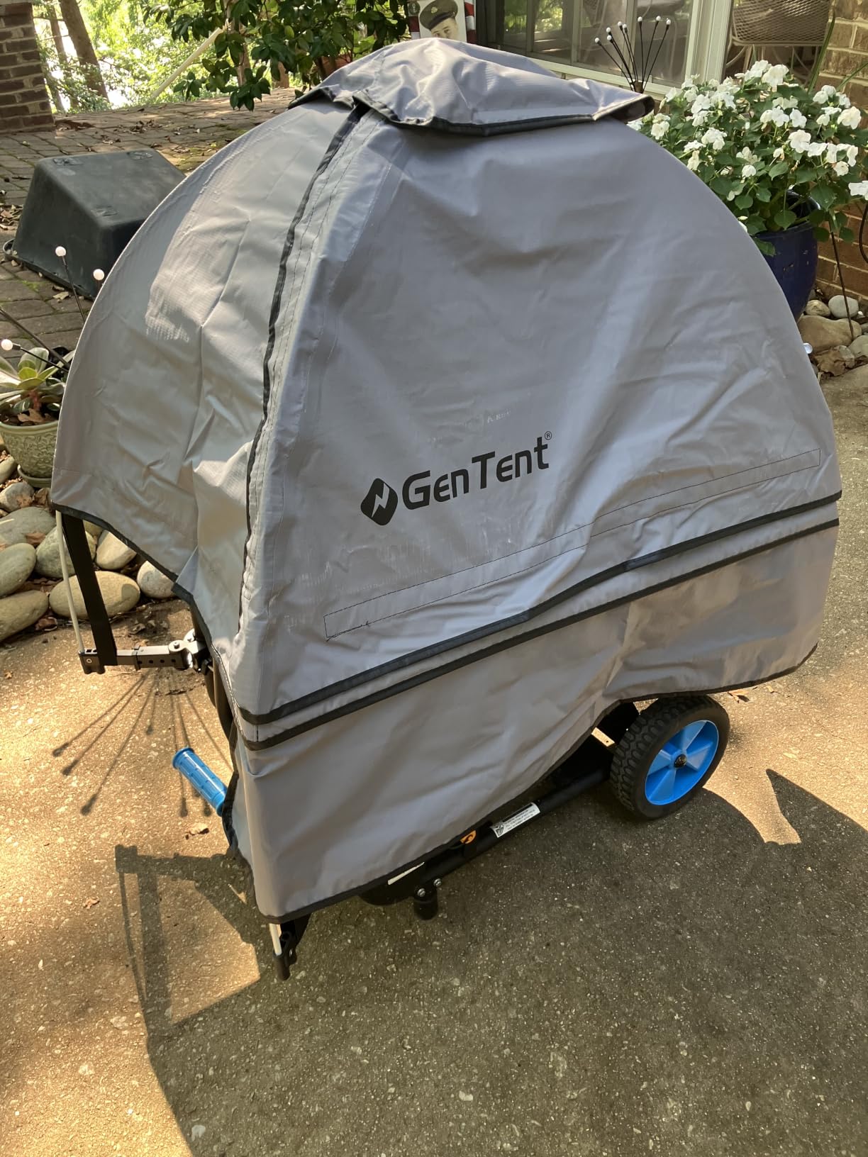GenTent Universal Open Frame Generator Tent, Gray, Original - Standard customer photo 2