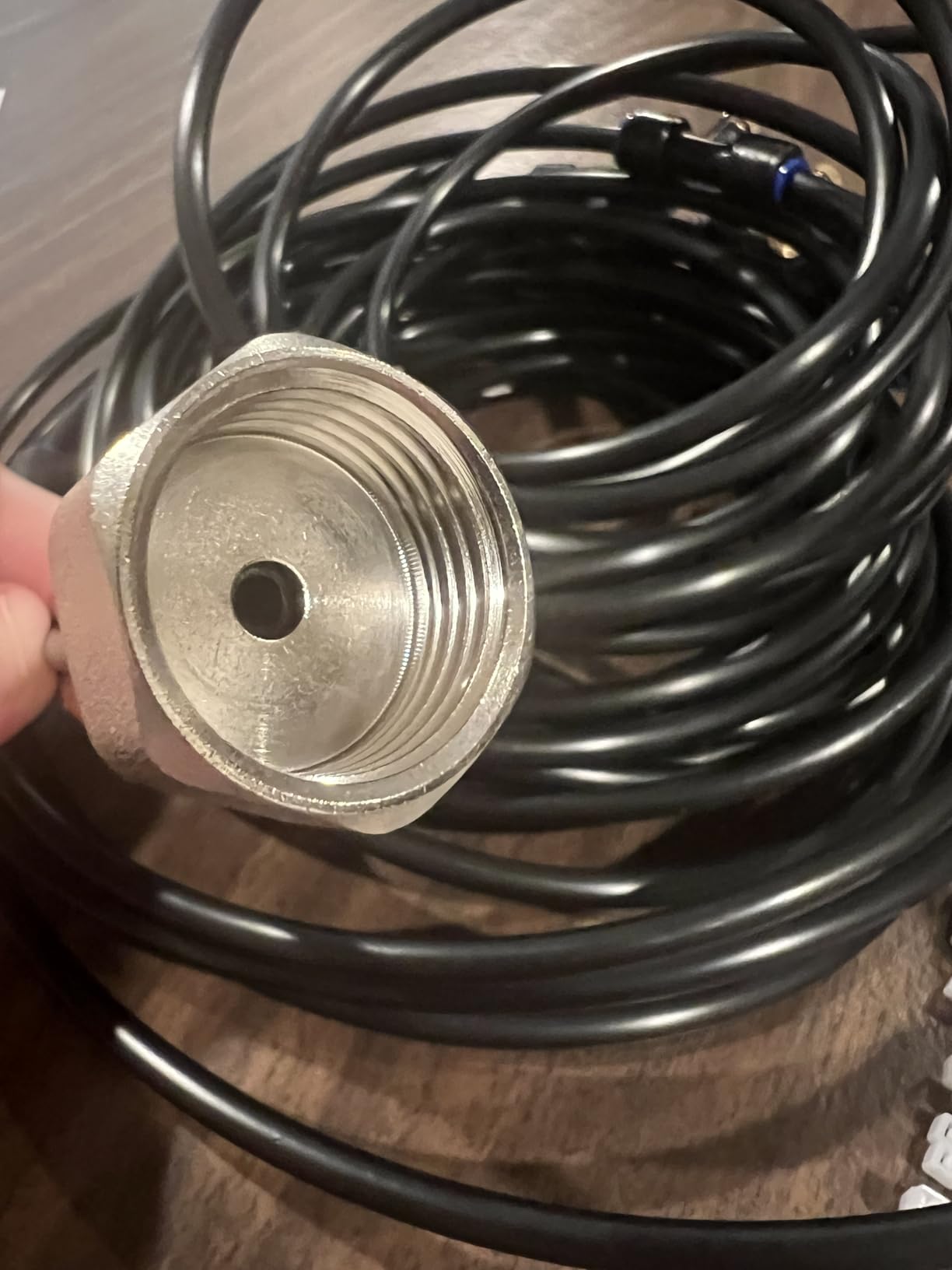 Mellbree Misters for Outside Patio 30FT/9M, Pre-Assembled Misting Cooling System with 8 Brass Nozzles & 3/4