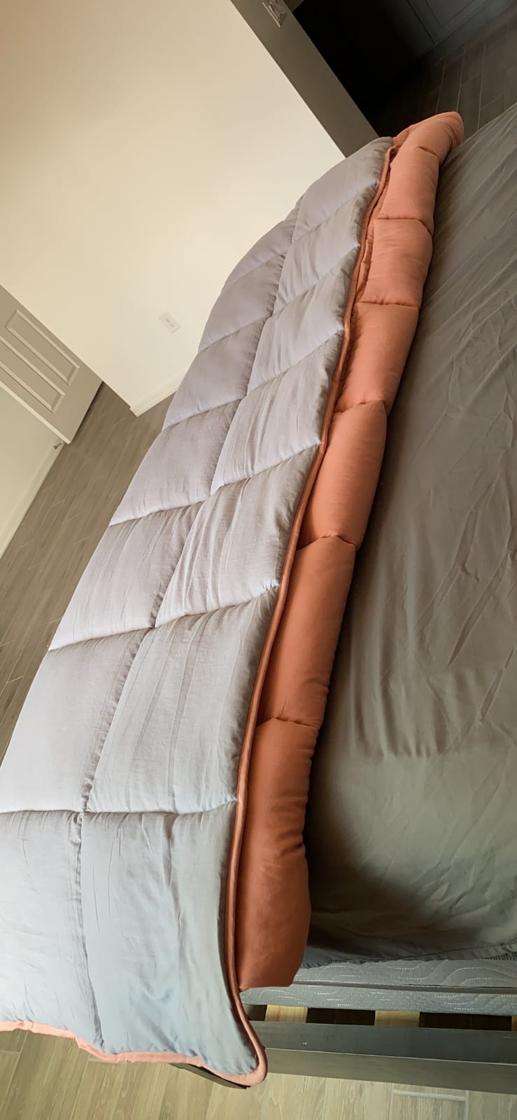 APSMILE Goose Feather Down Fibers Comforter Queen Size, 90x90 Inch | Organic Cotton Duvet Insert, All Season Warmth, Baffle Box, Quill-Free Soft Fluffy Hotel Bed Comforter, Ivory White customer photo 1