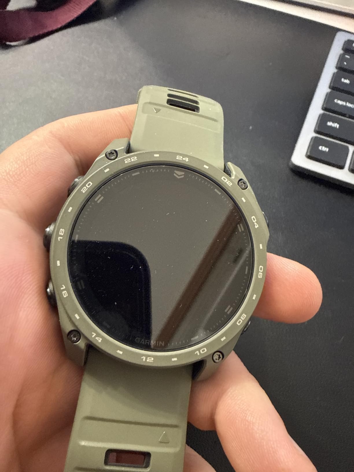 Garmin tactix 8 Tactical GPS Smartwatch, 51mm Olive Drab Cerakote Coating | AMOLED Display, Includes Applied Ballistics Ultralight Solver, Dedicated Tactical Features, Built-In Flashlight customer photo 1
