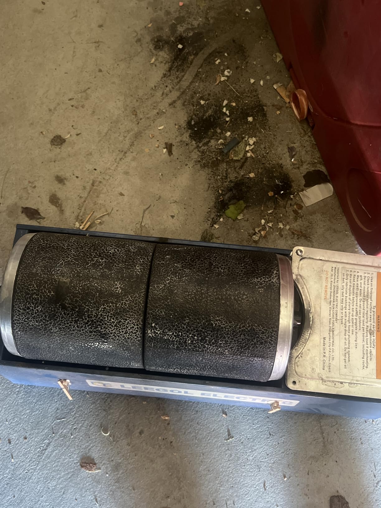 C1 Pro Ultra Brushless Rock Tumbler Kit - Dual Barrel 7LB Capacity with Noise-Reducing Cover, Ultra Quiet Professional Rock Polisher with Full Accessories, Perfect STEM Gift customer photo 2
