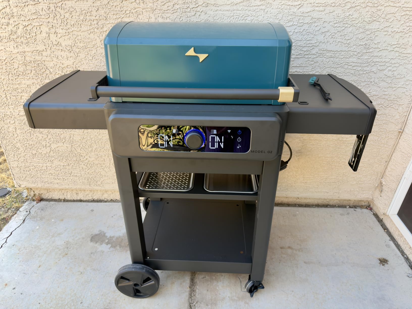 Current® Model G2A Dual Zone Smart Electric Grill, Slate customer photo 1