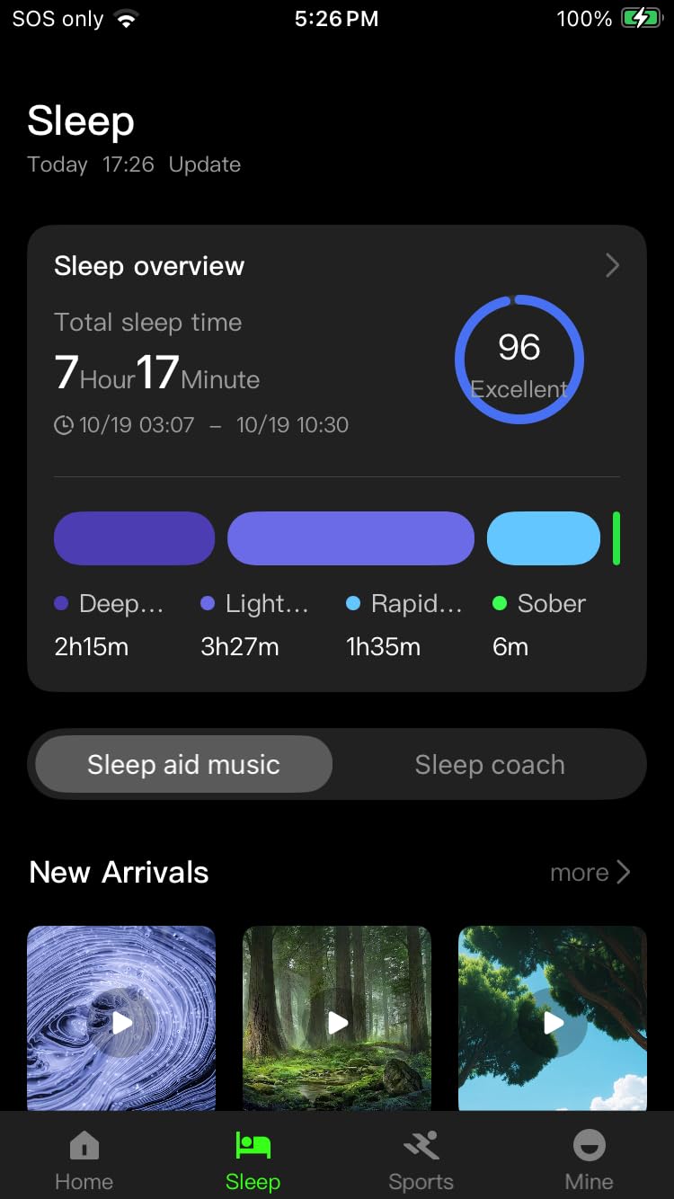 Ti Smart Ring, BP HRV SpO2 Sleep Fitness Tracker, No Monthly Fees customer photo 2