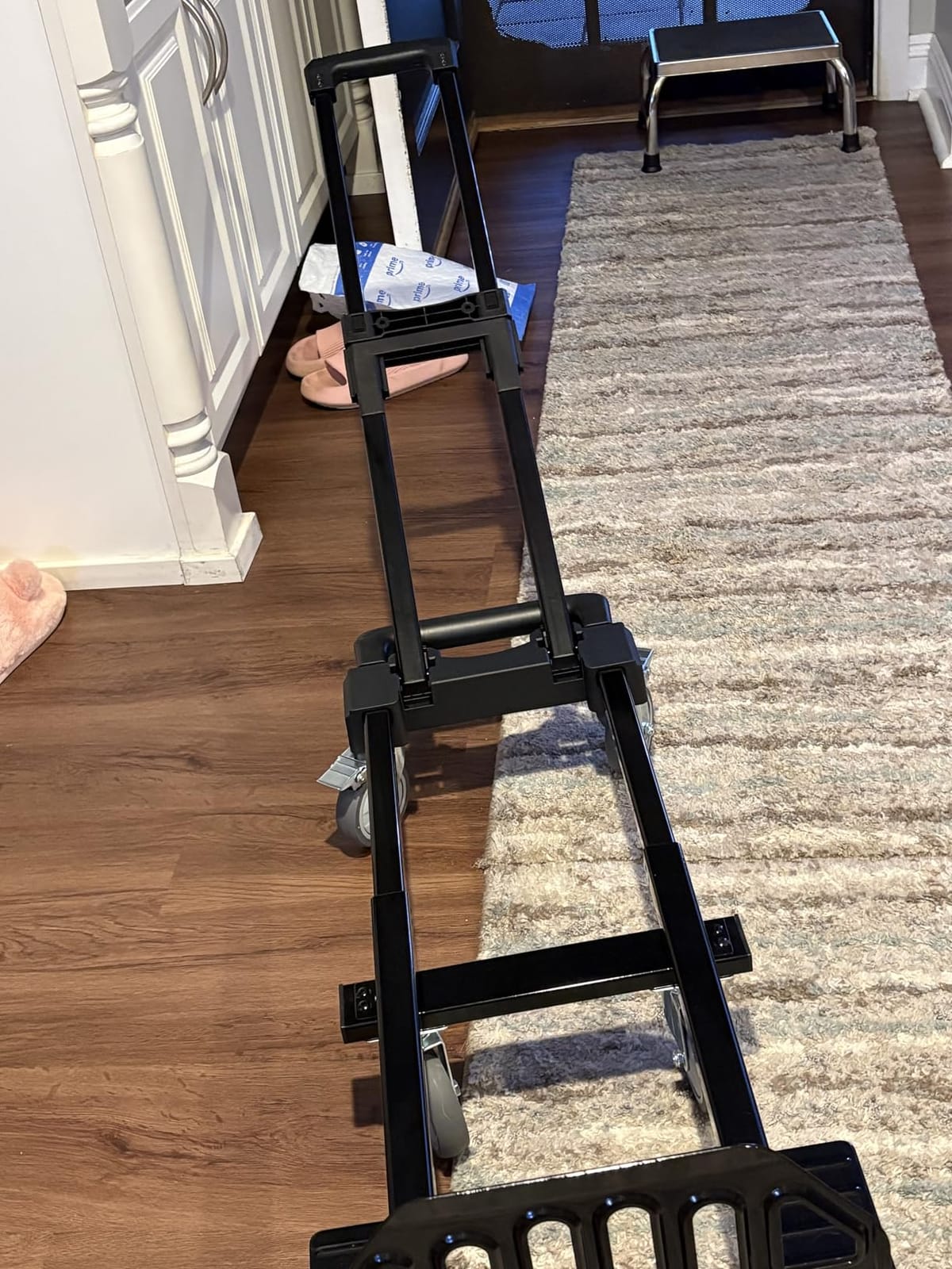 SIMPLI-Magic 2-in-1 Convertible Hand Truck & Dolly - 800 lb Capacity Heavy Duty Folding Platform Cart with Rubber Wheels for Moving Boxes, Furniture & Appliances customer photo 2