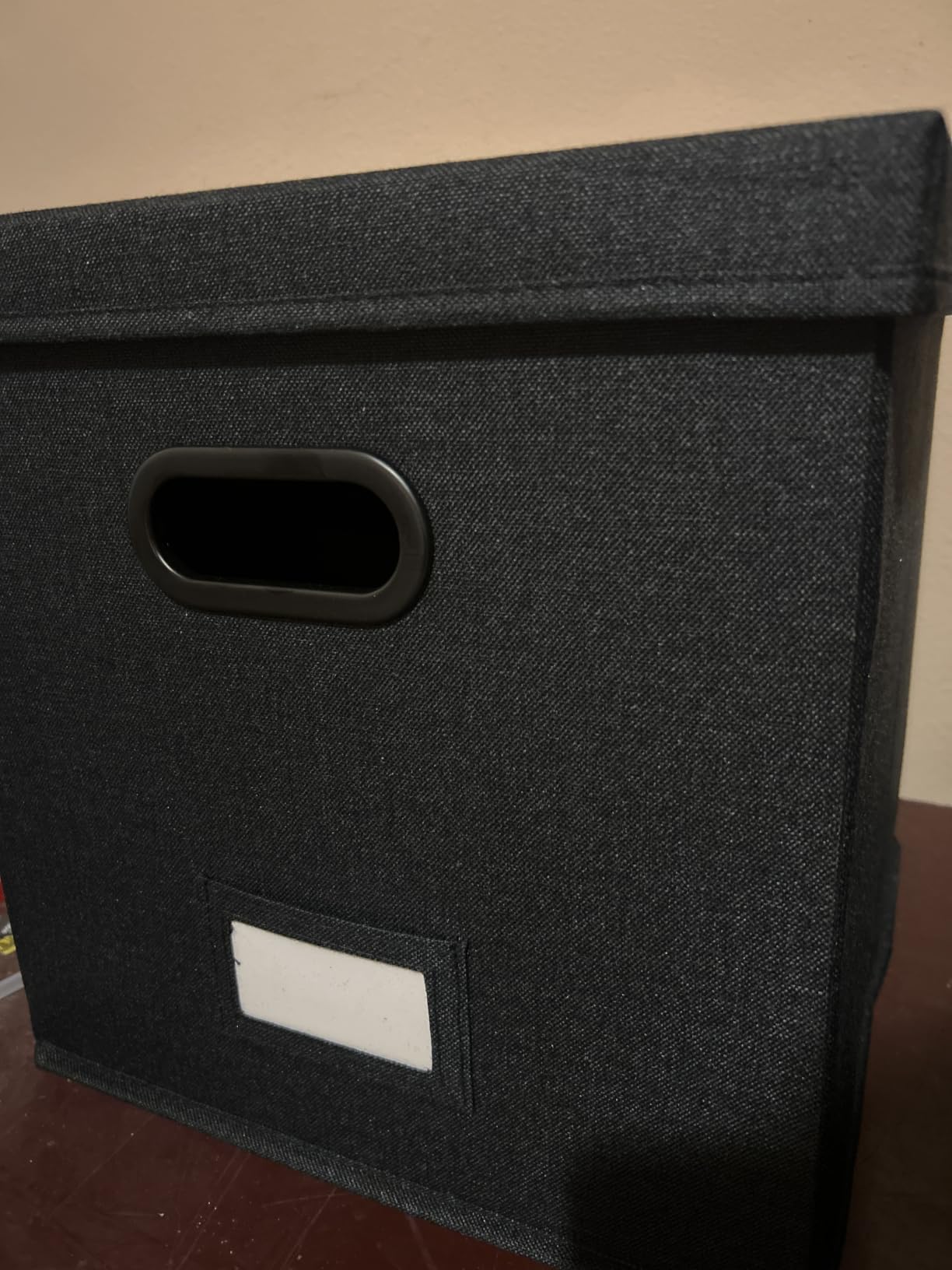Decorative Vinyl Record Storage Box Set for 100+ Single Records - LP Holder with Lid customer photo 2