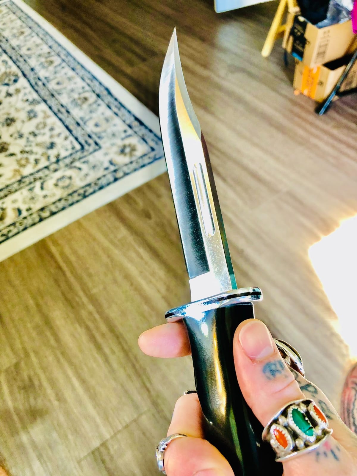 Buck Knives 119 Special Hunting Knife with Sheath, DymaLux Handle, 7.5 oz customer photo 1