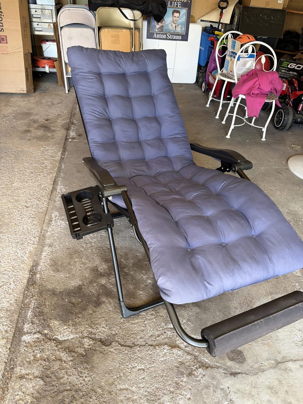 Amopatio Oversized Padded Zero Gravity Chairs Reclining Patio Lounge Chair | 29