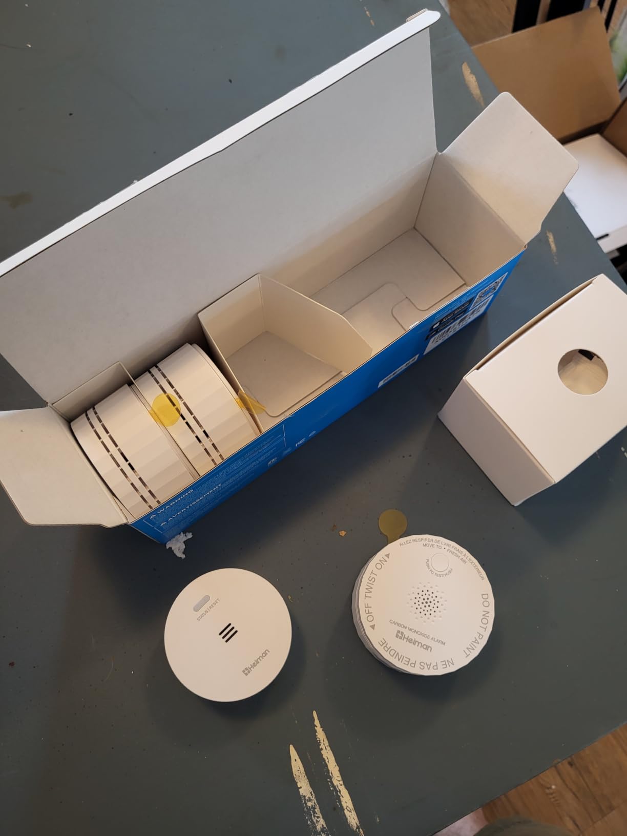 Heiman Smart Carbon Monoxide Detectors, 3-Pack Interconnected, with Gateway | Real-Time APP Alert, 2.4G Wi-Fi, Battery Operated, UL 2034 5th Ed, Mini CO Detector, One Sound, All Sound Alarm, C1-R customer photo 1