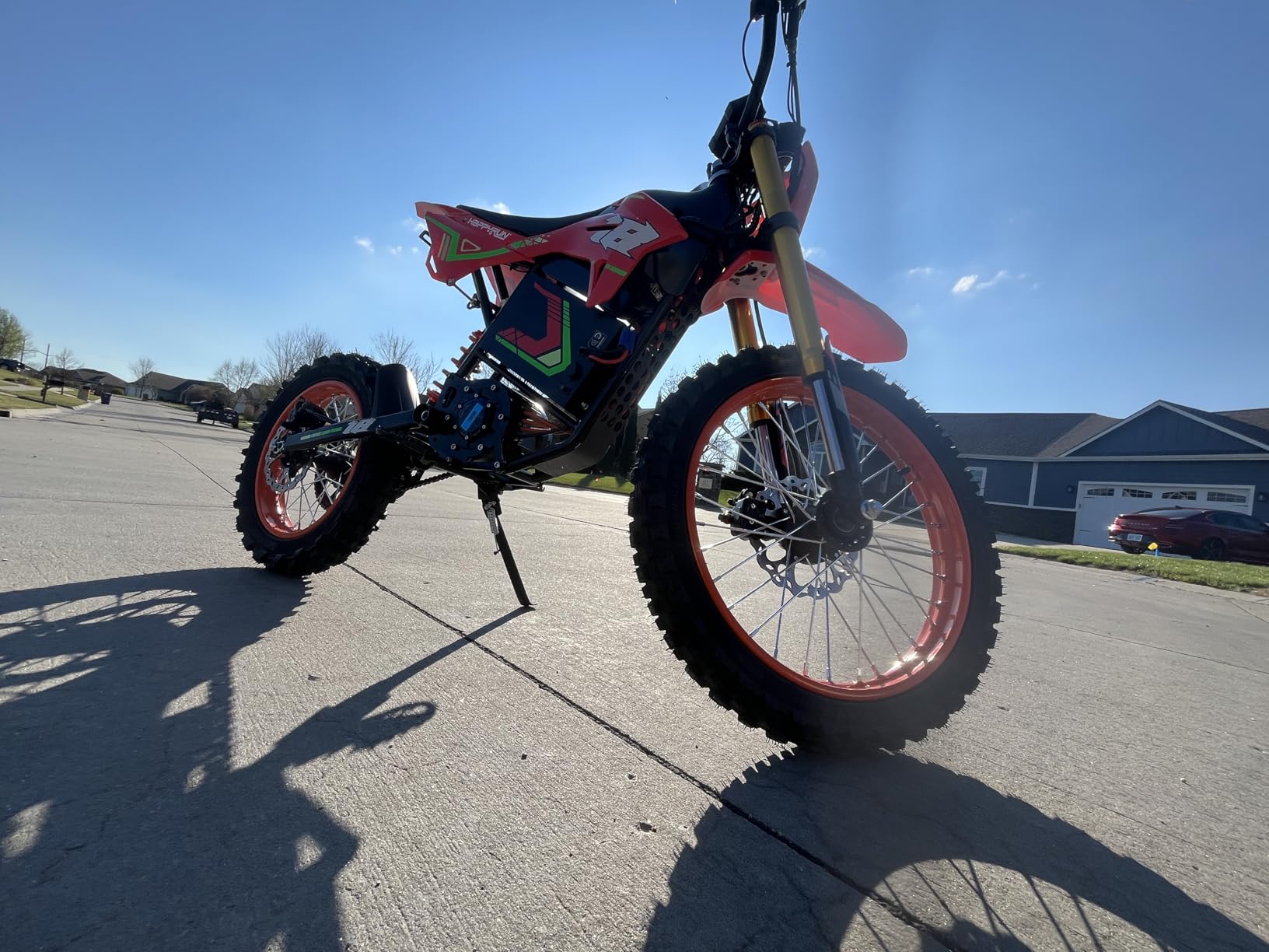 HAPPYRUN F18 2.0 Electric Dirt Bike Mid-Drive Motor 6000W Peak customer photo 1