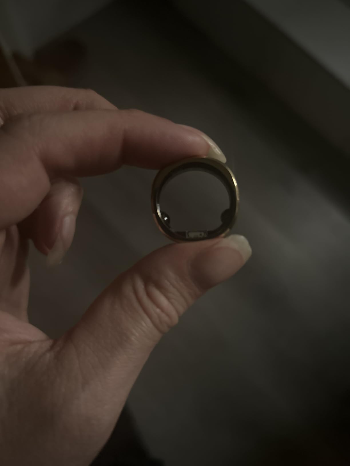 RingConn Gen 3 Smart Ring - Vascular Trends (Size 8, Future Silver) | No App Subscription, Vibration Alerts, Sleep, Fitness & Heart Rate, 14-Day Battery Life, Size Before You Buy customer photo 2