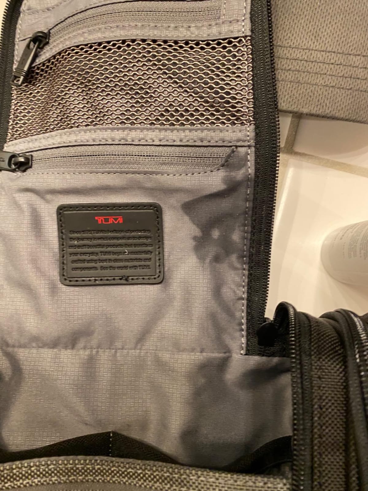TUMI Men's Hanging Travel Kit, Black 1, One Size customer photo 2