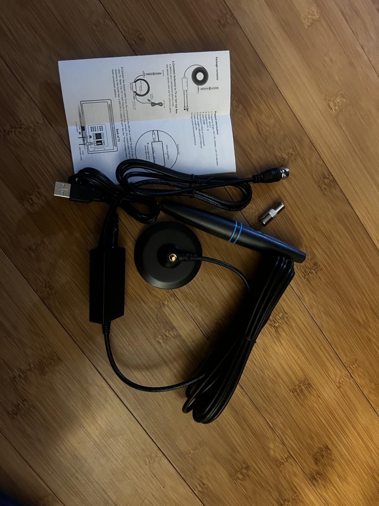 TV Antenna for Smart TV Indoor, TV Antenna for Local Channels | Support 4K 1080p with Signal Booster Antenna TV Digital HD Indoor & Outdoor-Cylindrical Antenna customer photo 2