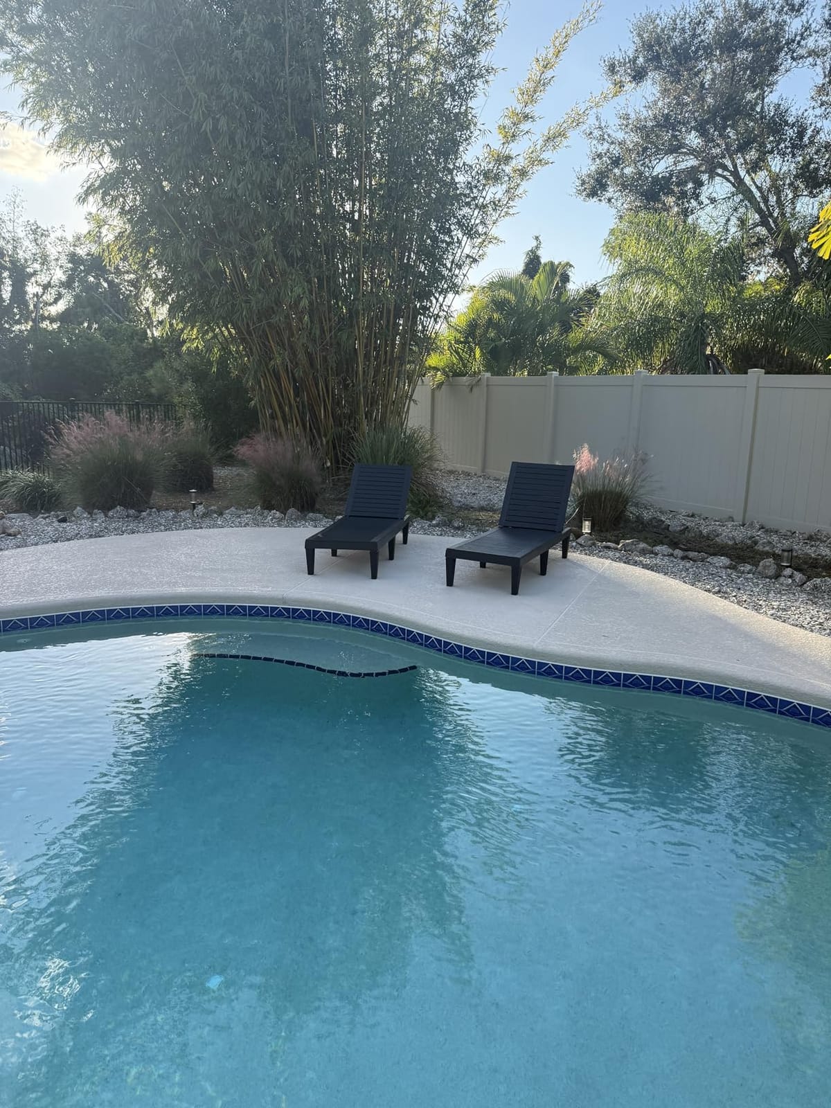 Nestl Lounge Chair Outdoor, Tanning Chair, Chaise Lounge Outdoor Set of 2 | 5 Adjustable Positions, Waterproof & Weatherproof Resin, Reclining & Lightweight, For Poolside, Beach, and Lawn, Light Grey customer photo 1