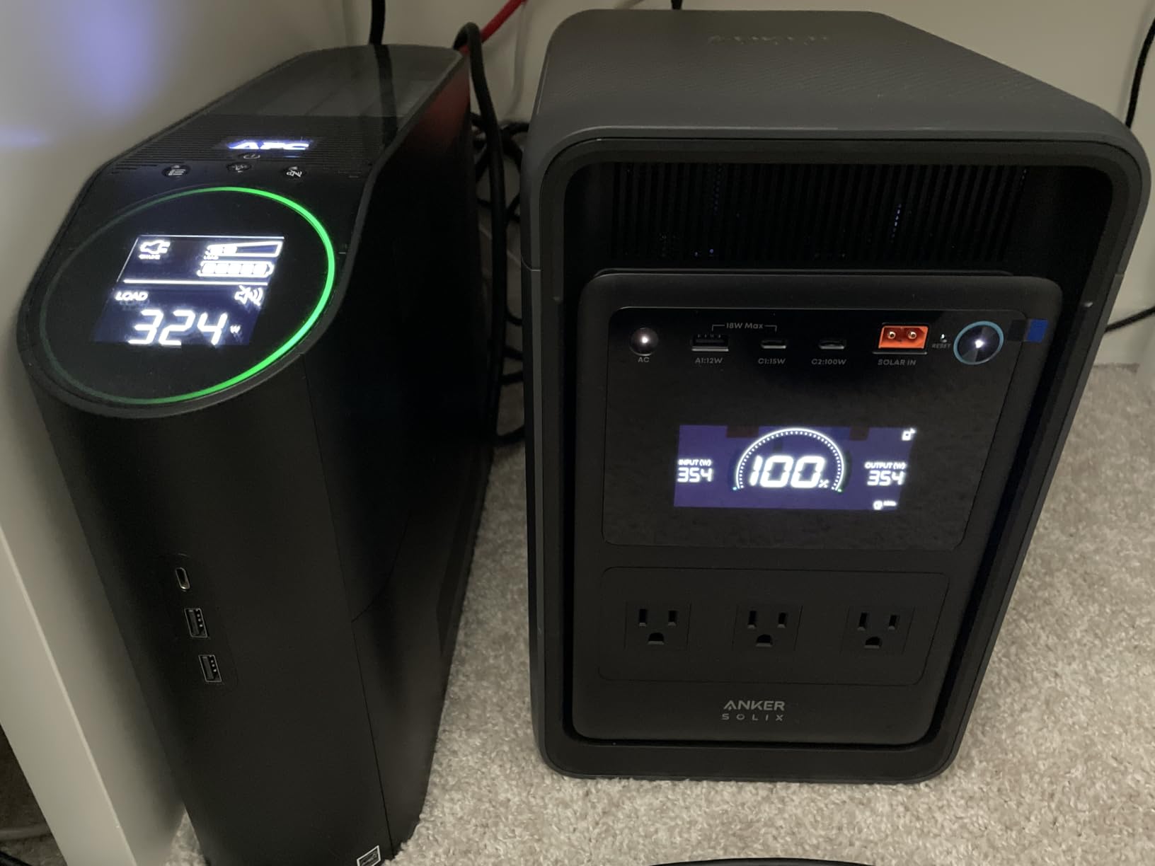 Anker SOLIX S2000 Portable Power Station, 2,010Wh, 3,000W Peak, Home Backup | LiFePO4 Battery, Up to 35-Hour Fridge Backup, 1,500W Solar Generator for Home, UPS, Outdoor, and Emergency Use customer photo 2