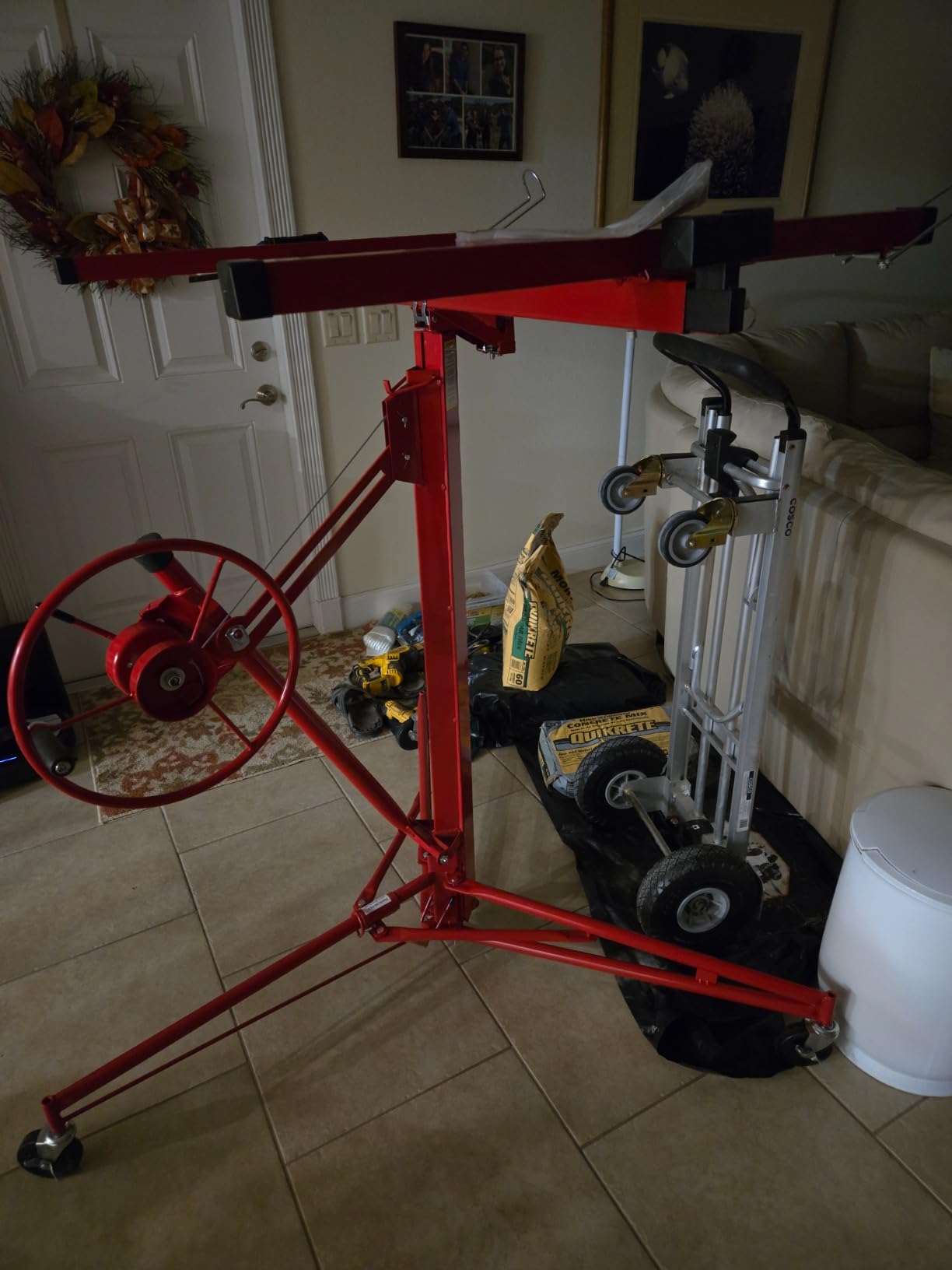 Rovibek 11FT Drywall Lift, Drywall Jack Lift for Ceiling customer photo 1