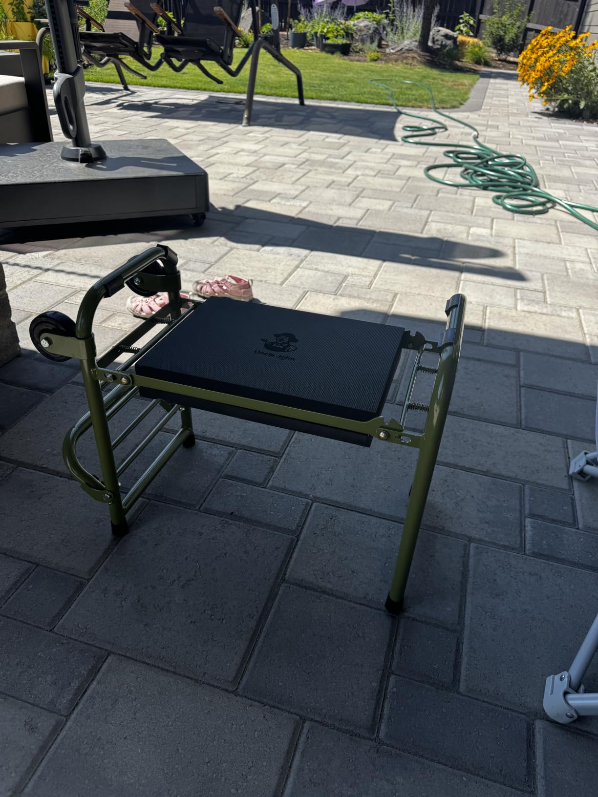 Uncle John Garden Kneeler and Seat with Rolling Hand Truck Mode customer photo 2