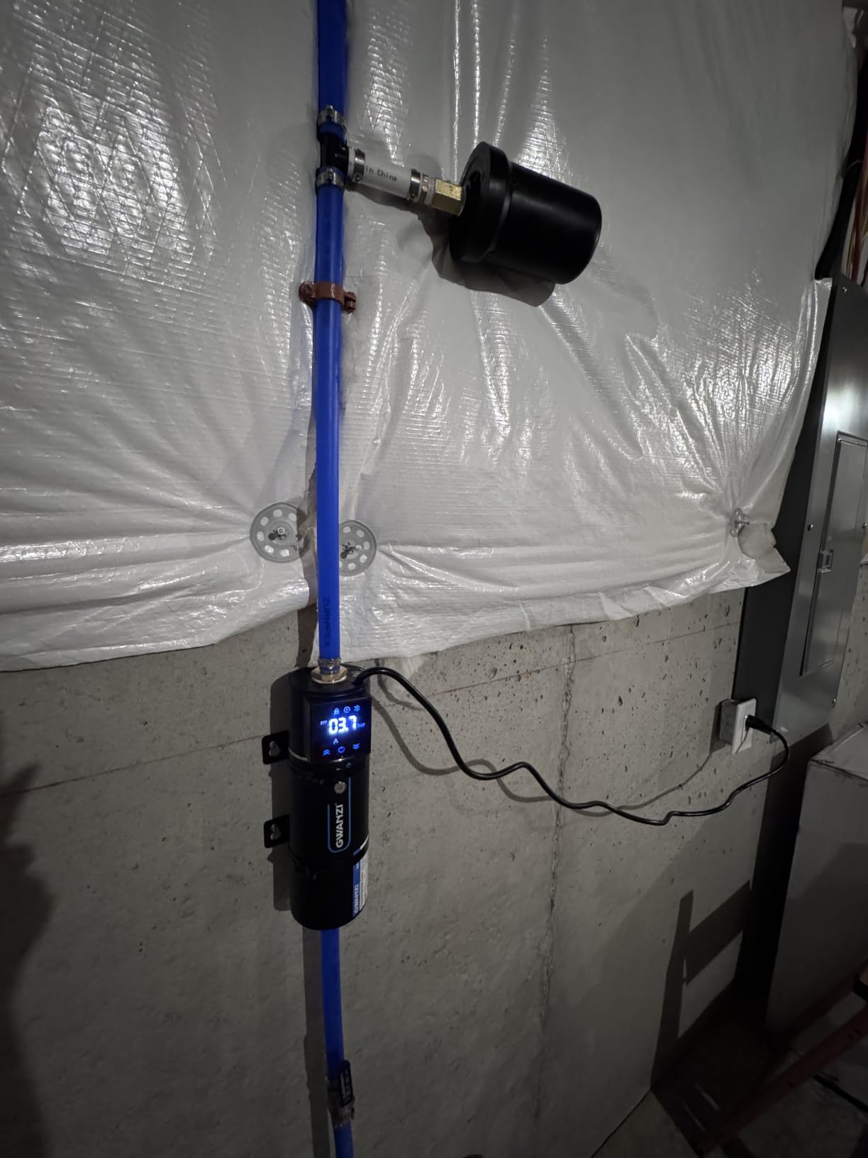 1HP Whole House Water Pressure Booster Pump 90PSI 115V Automatic Variable Speed Penmanent Mangnet Motor Constant Pressure Wireless App Control Compact Design for Home House Villa Apartmen customer photo 1