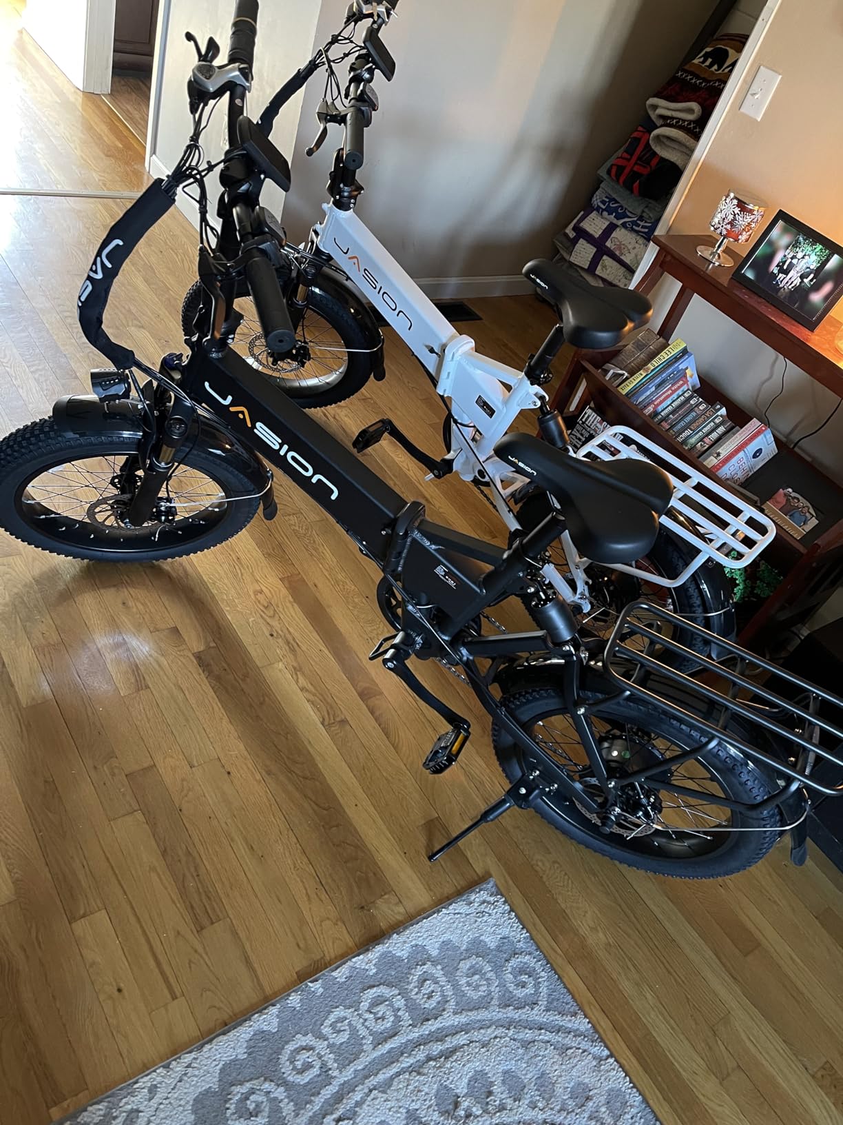 Jasion X Hunter ST Electric Bike for Adults,1400W Peak 20''Fat Tire Foldable E Bikes,Folding Ebike Up to 70 Miles Range 30 MPH Adult Electric Bicycles, 624WH Removable Battery,Certified by UL2849 customer photo 1