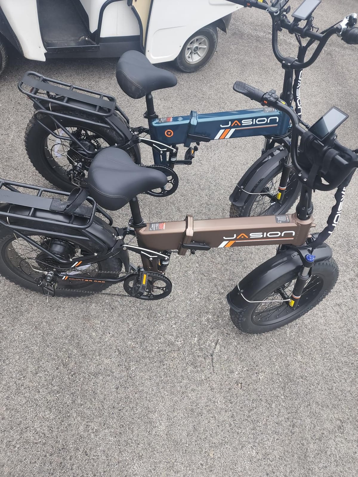 Jasion X Hunter ST Electric Bike for Adults,1400W Peak 20''Fat Tire Foldable E Bikes,Folding Ebike Up to 70 Miles Range 30 MPH Adult Electric Bicycles, 624WH Removable Battery,Certified by UL2849 customer photo 2
