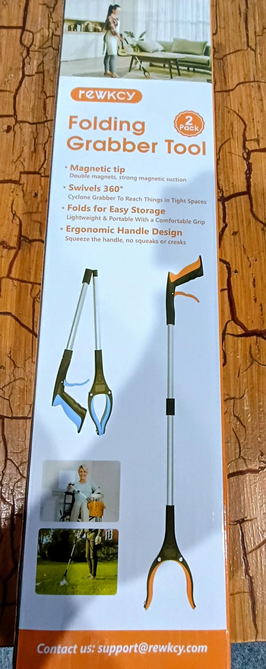 52 Inch Extra Long Grabber Reacher Tool, 2 Pack for Seniors customer photo 2