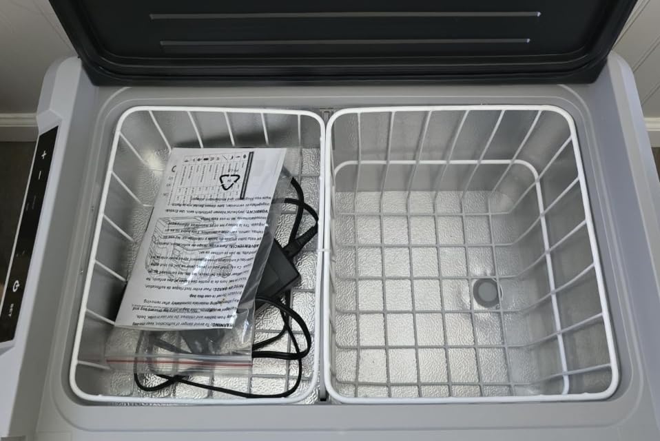 Feelfunn 12V Refrigerator 61QT Dual Zone Portable Freezer, Black customer photo 1