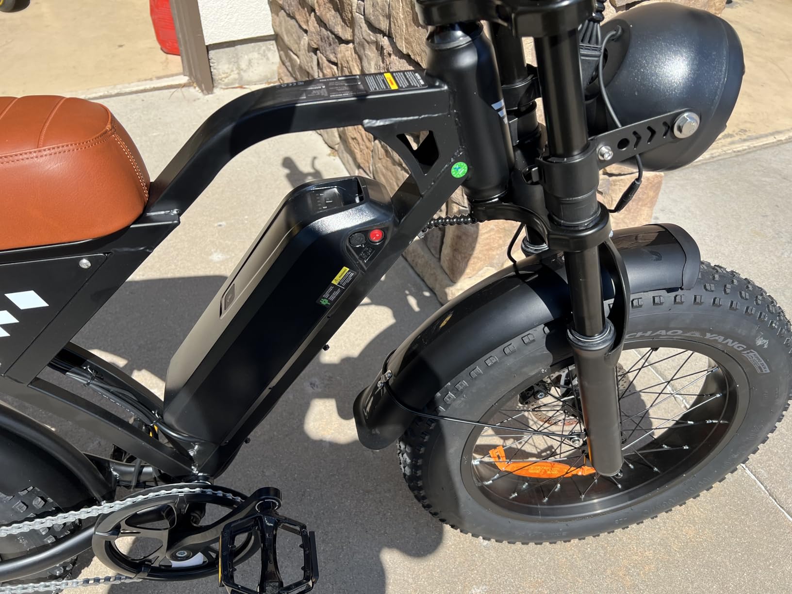 Electric Dirt Bike for Adults, 5000W Mid-Drive Motor customer photo 1