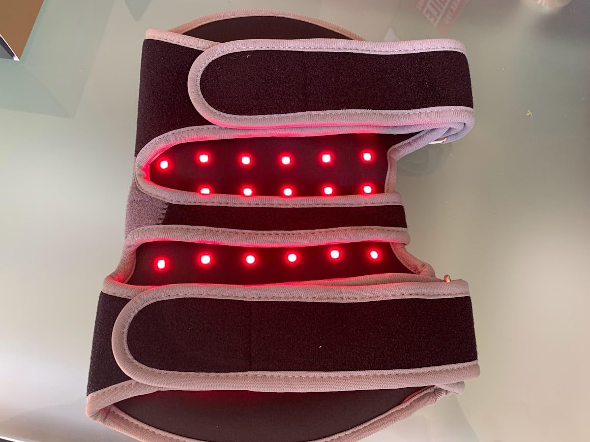 Knee Massager with 5 Heat and Red Light Therapy, Cordless Heated Knee Brace customer photo 1