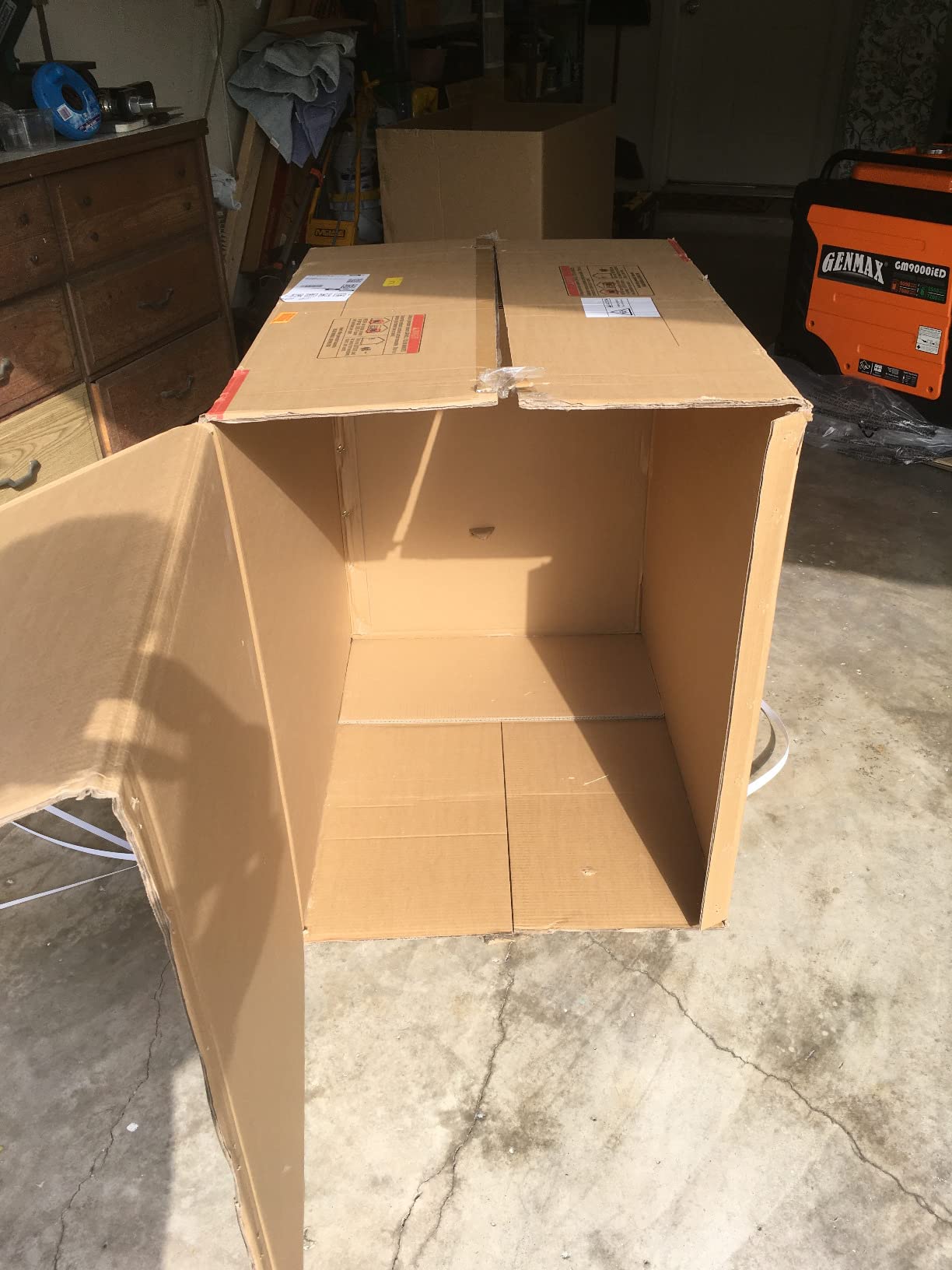 GENMAX 15000W Tri-Fuel Portable Generator - 2025 Model with ATS, CO Sensor, Digital Display & 50A Output Perfect for Home Backup, Construction Sites & Emergency Power (GM15000ET) customer photo 2