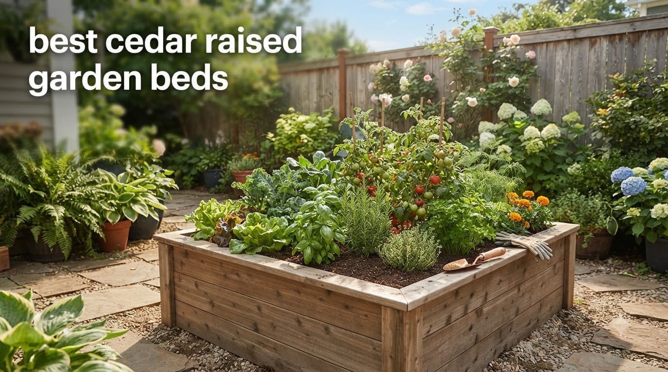 best cedar raised garden beds