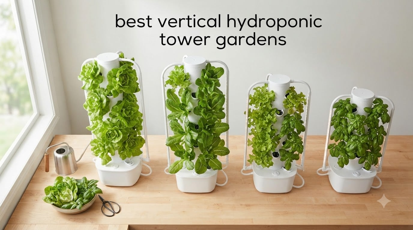 best vertical hydroponic tower gardens