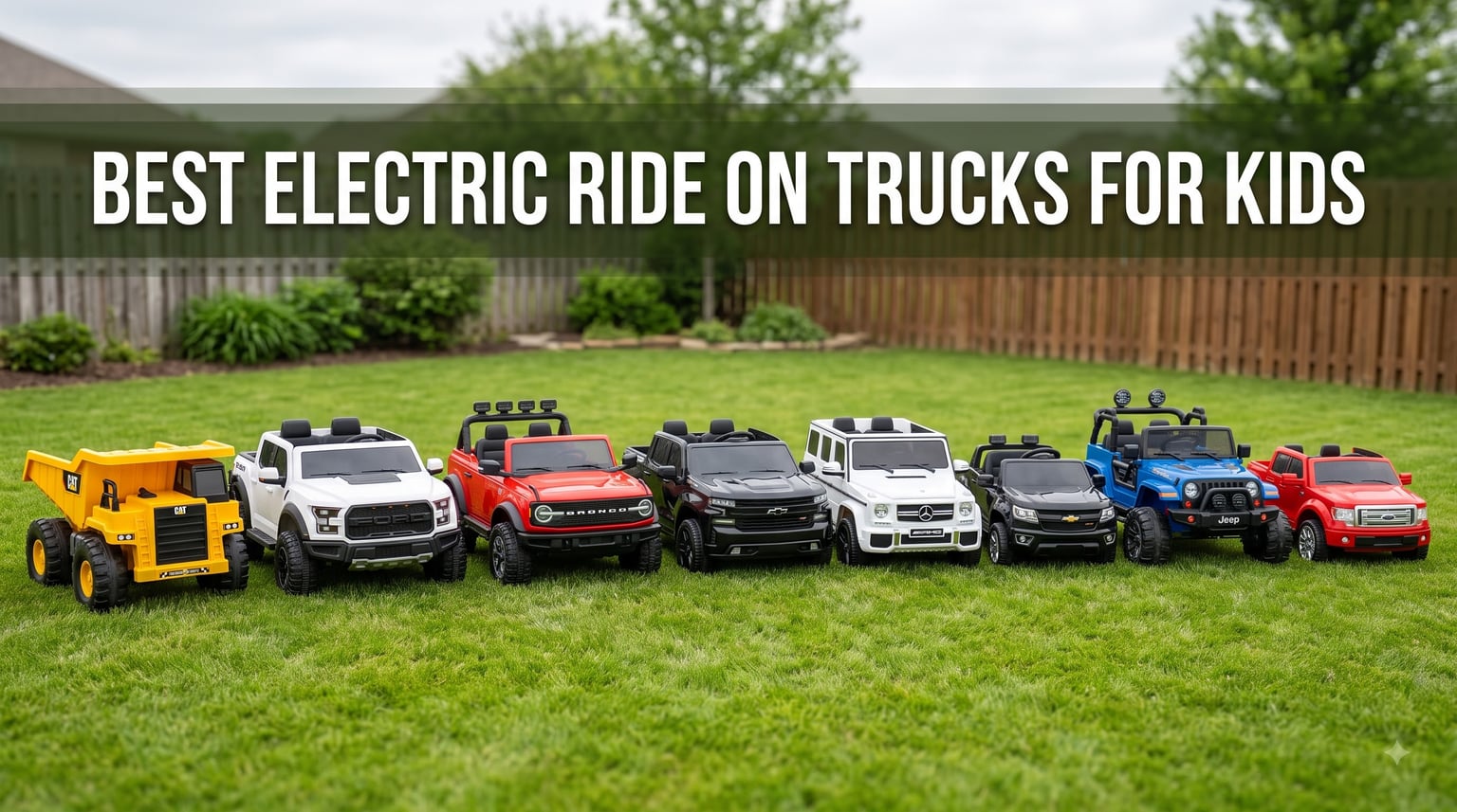 best electric ride on trucks for kids