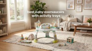 best baby exersaucers with activity trays