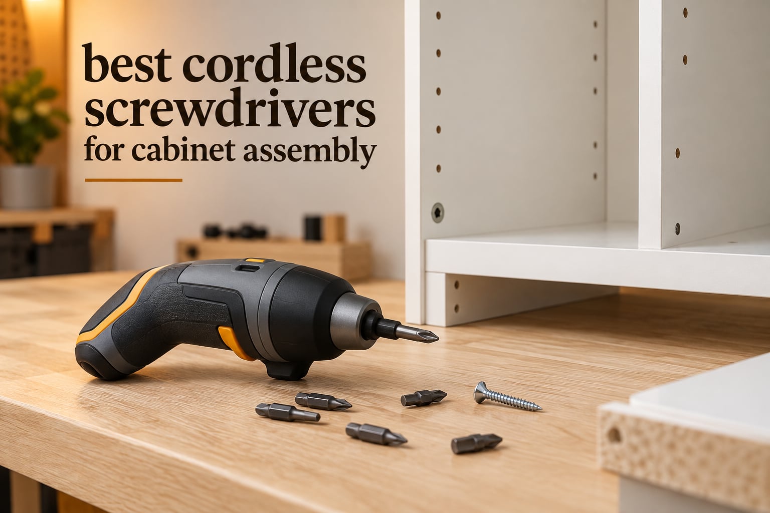 best cordless screwdrivers for cabinet assembly