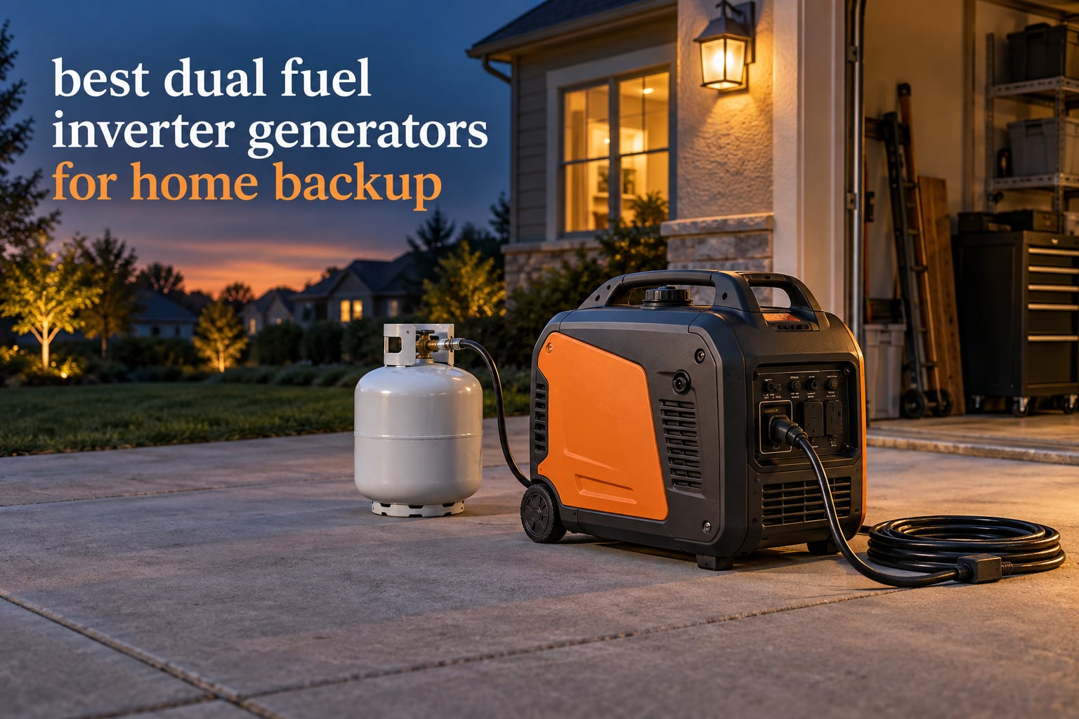 best dual fuel inverter generators for home backup