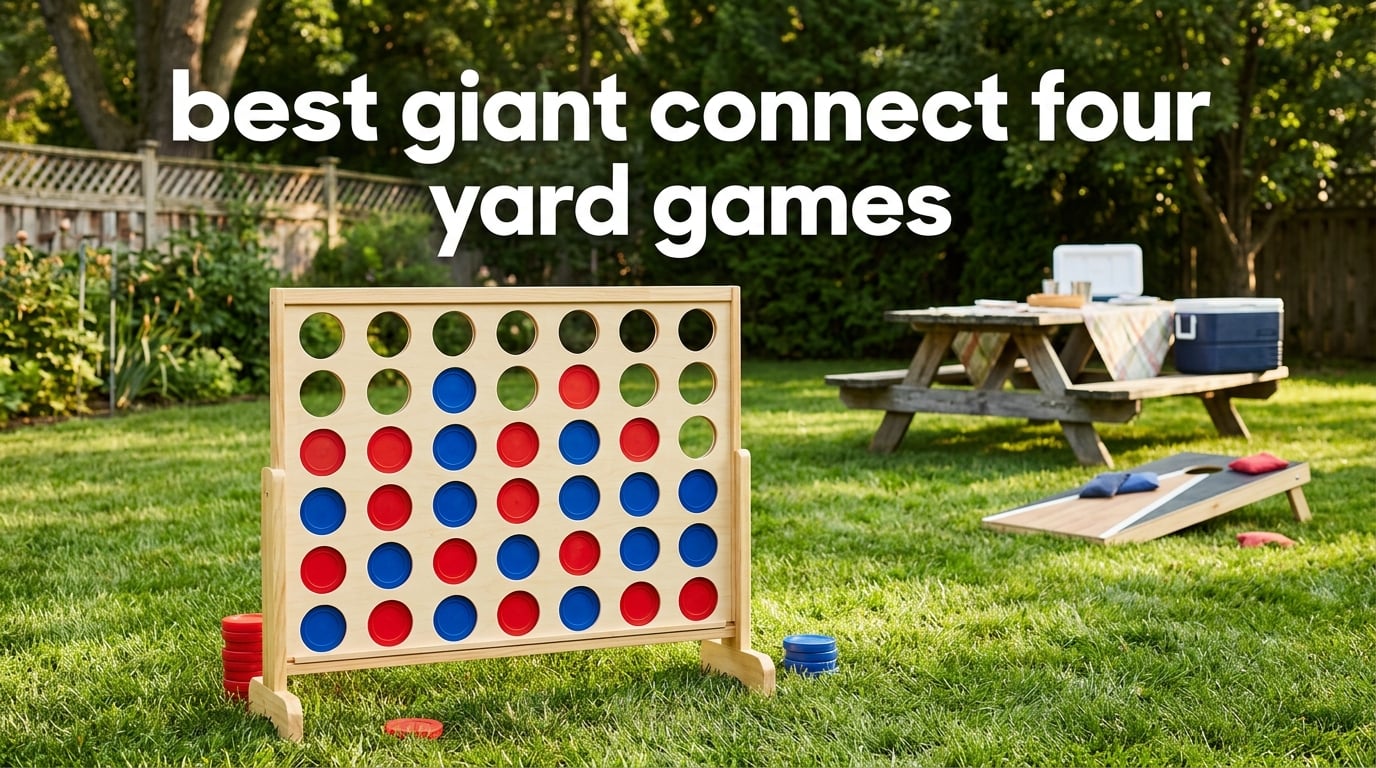 best giant connect four yard games