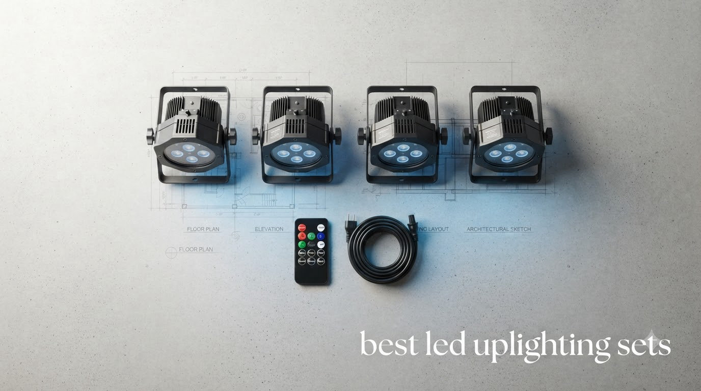 best led uplighting sets