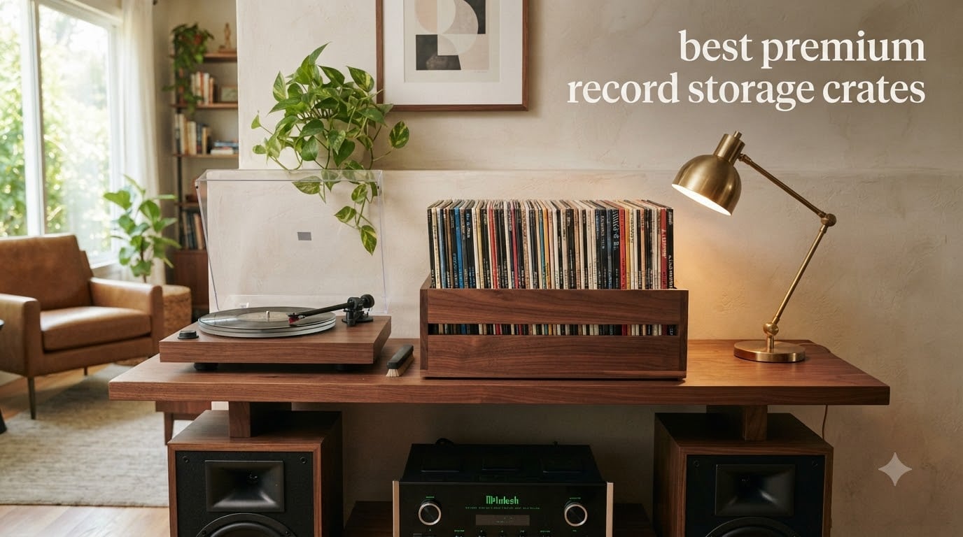 best premium record storage crates