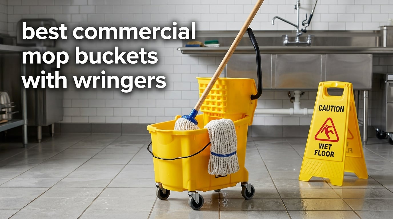 best commercial mop buckets with wringers