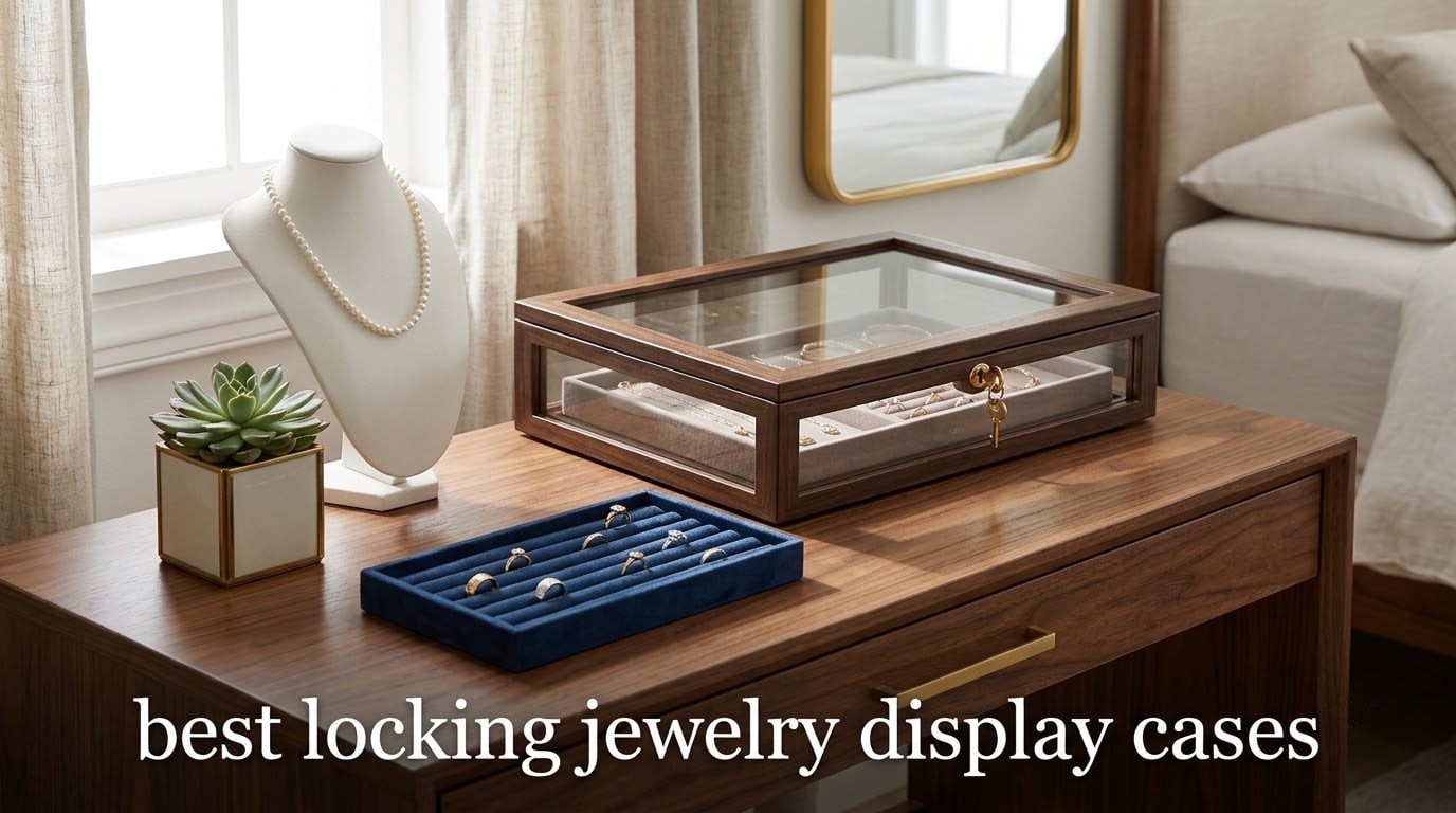 best locking jewelry display cases