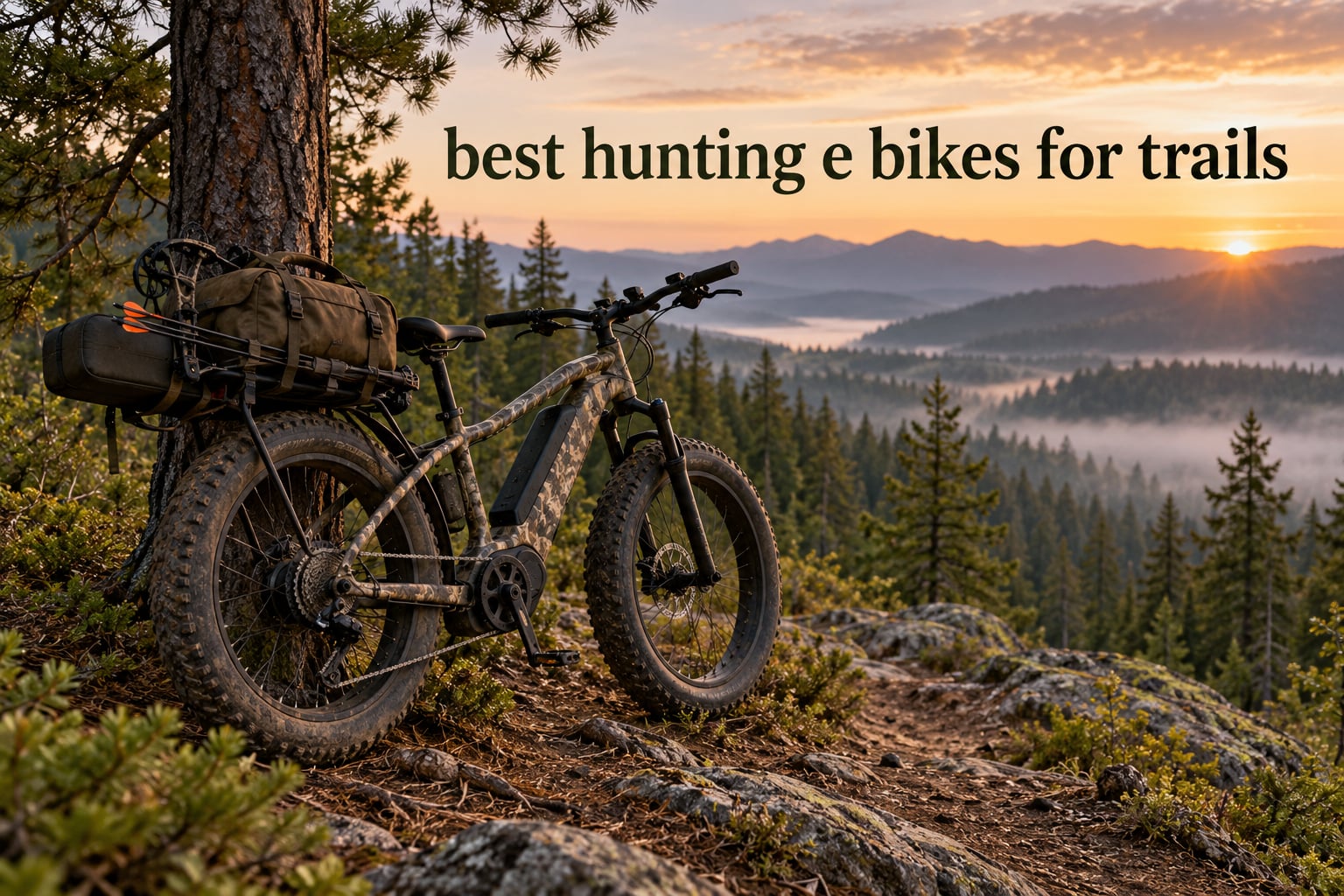 best hunting e bikes for trails