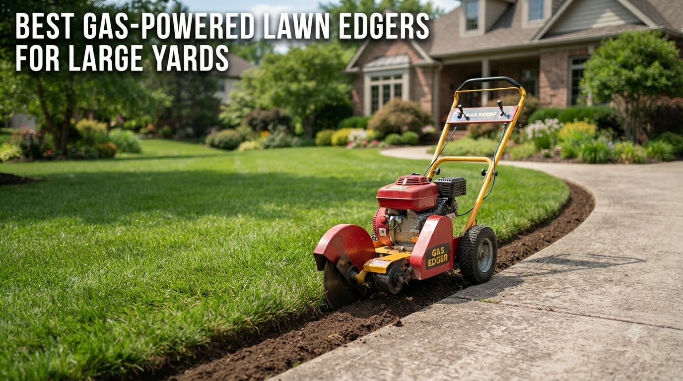 best gas-powered lawn edgers for large yards