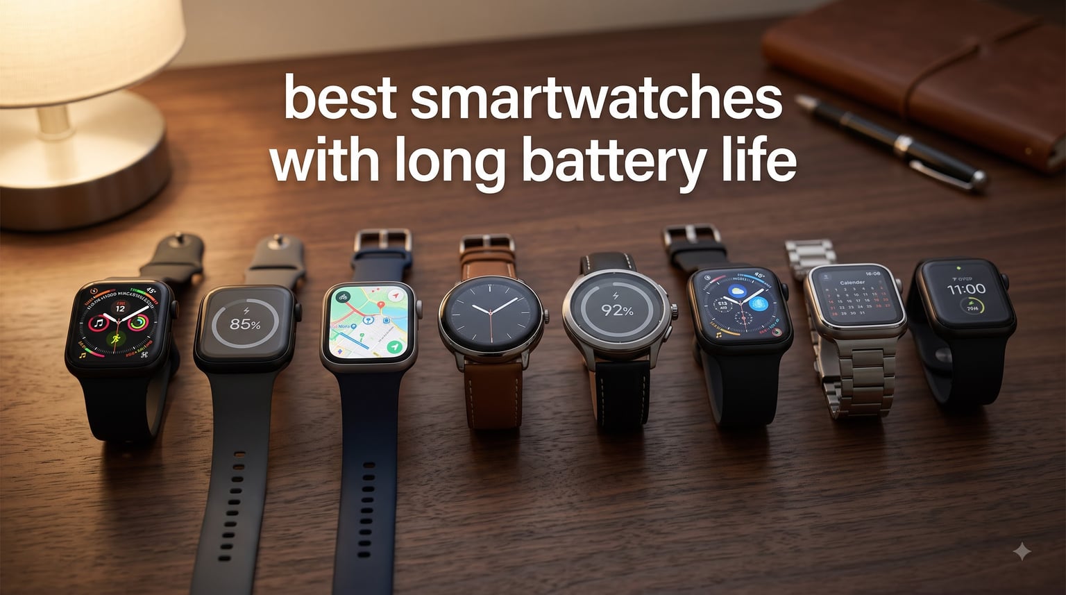 best smartwatches with long battery life