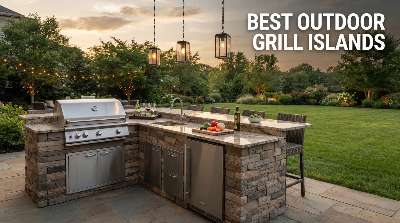 best outdoor grill islands