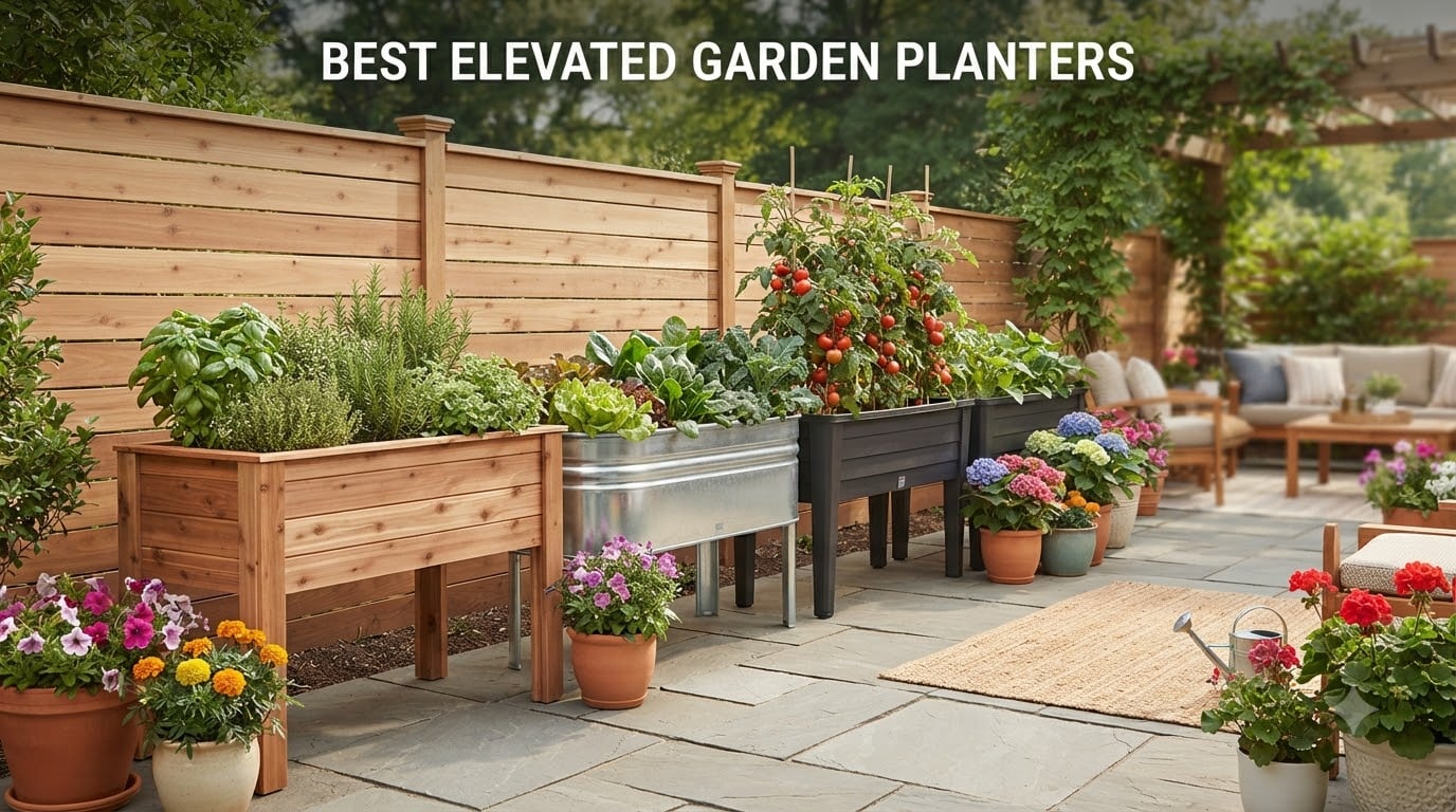 best elevated garden planters